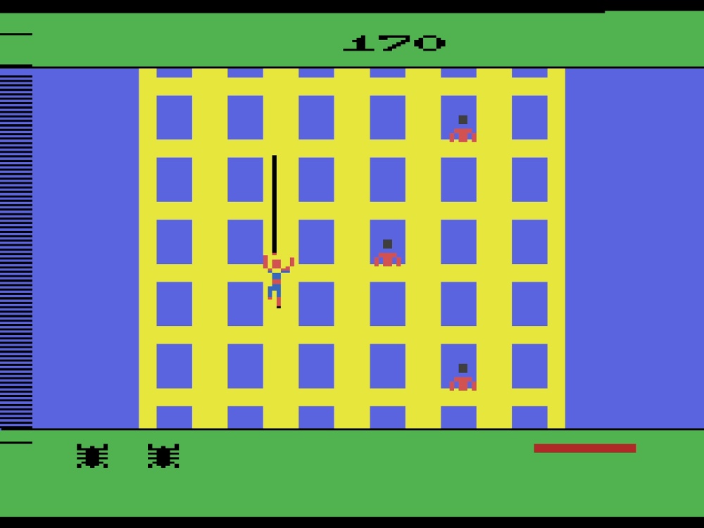 Gameplay of Spider Man for Atari 2600